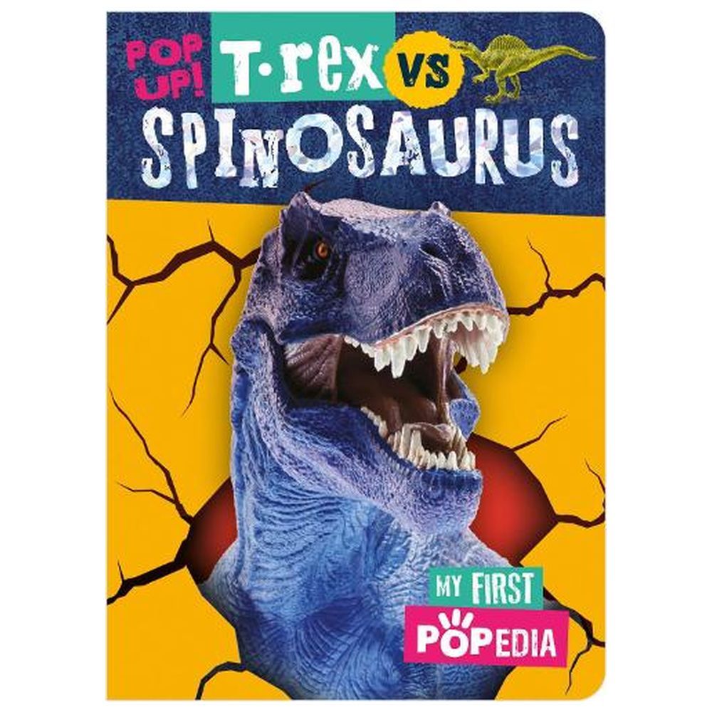 Make Believe Ideas - My First Popedia T. Rex Vs Spinosaurus Board Book