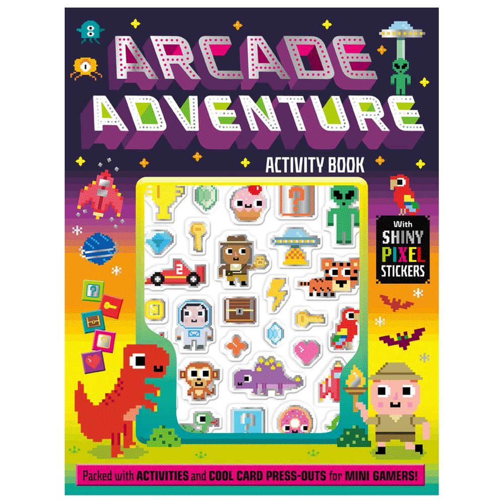 Make Believe Ideas - Shiny Stickers Arcade Adventure Activity Book