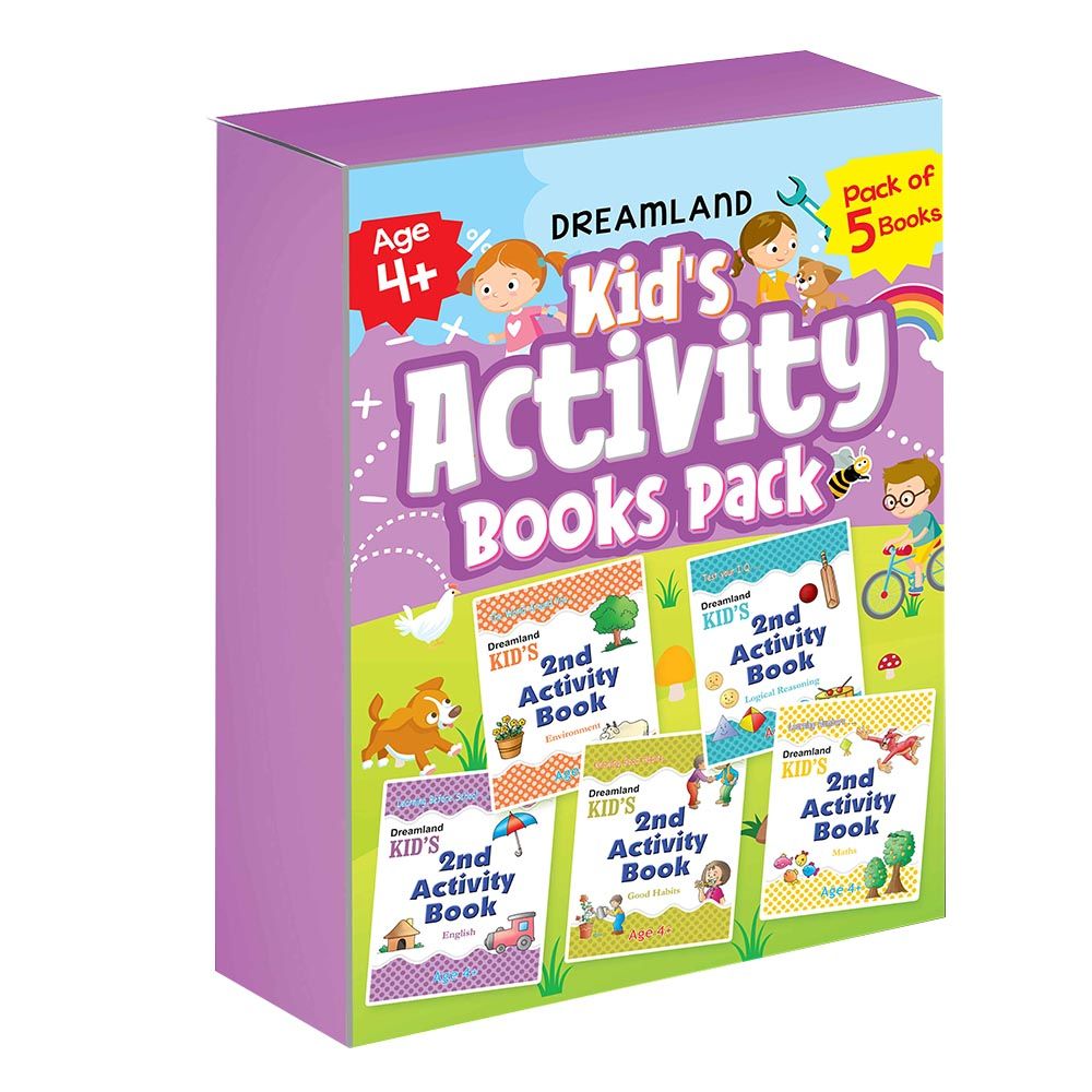 Kid's 2nd Activity Books - Pack of 5