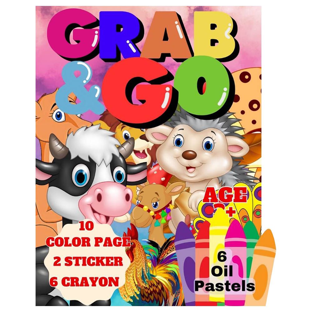 Just Kidding - Animal Grab And Go Activity Pack For Kids