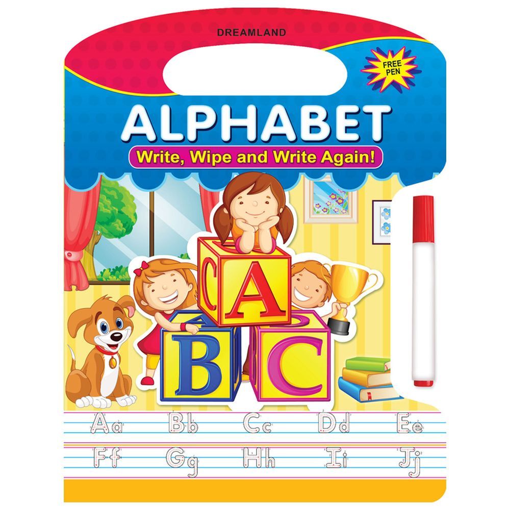 Write and Wipe Book - Alphabets