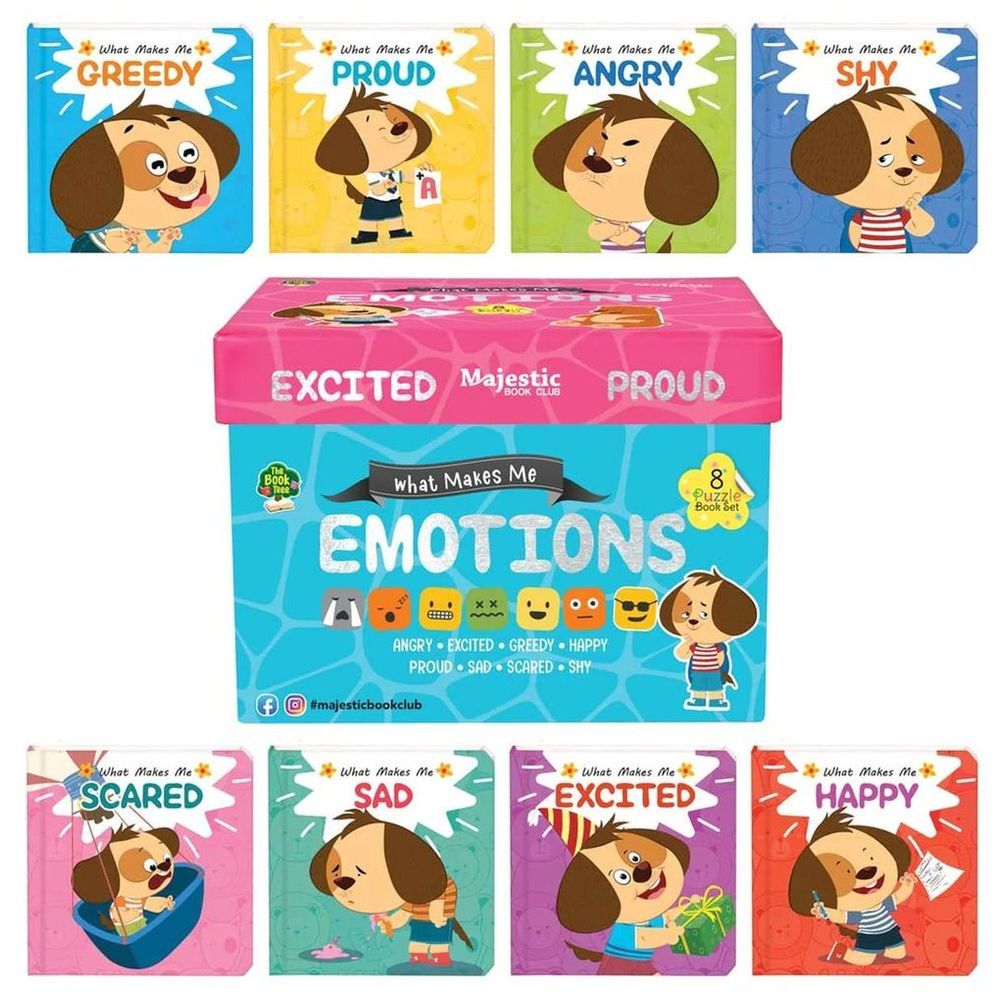 Emotions Puzzle Books - Pack of 8