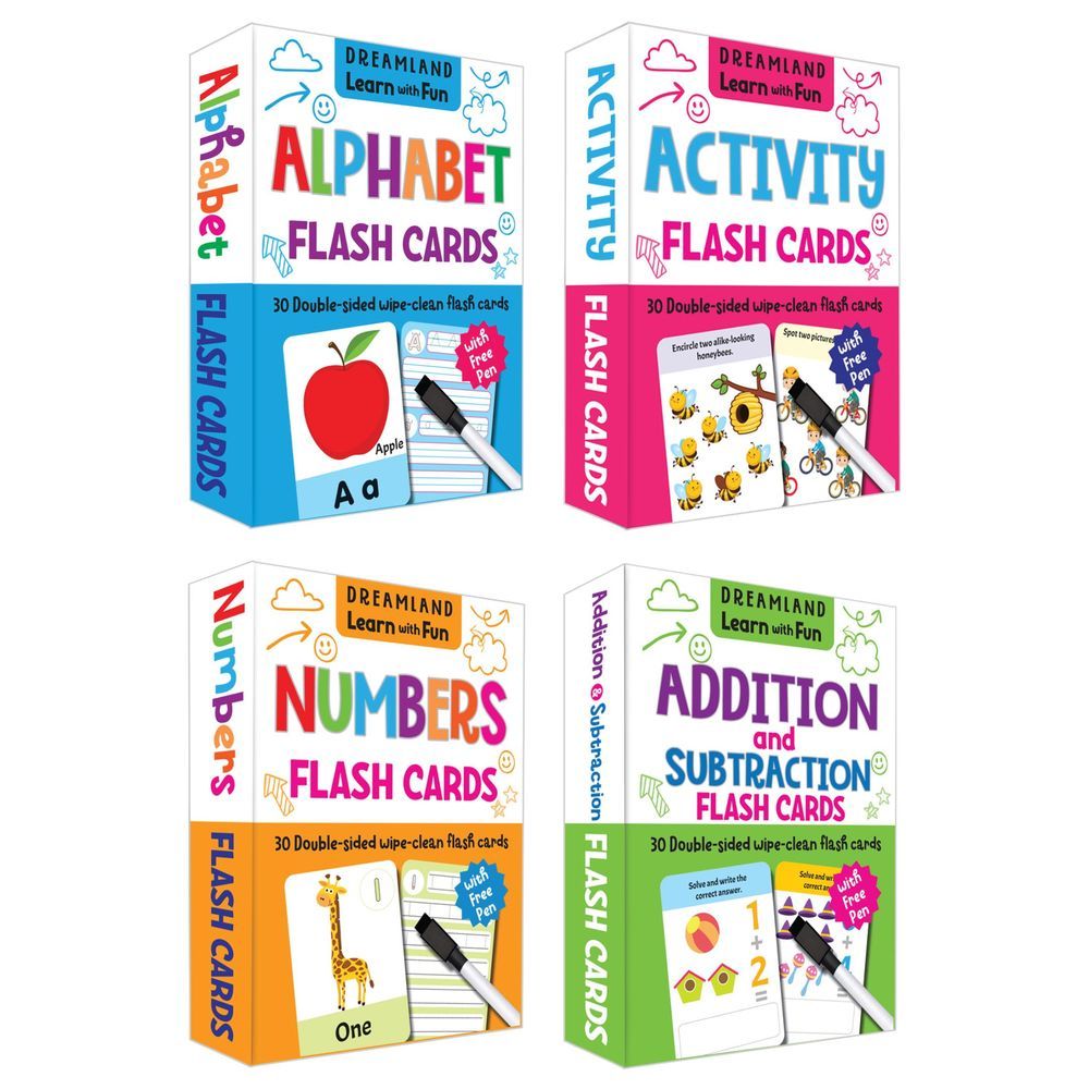 Activity Flash Cards with Free Pen - 120pcs