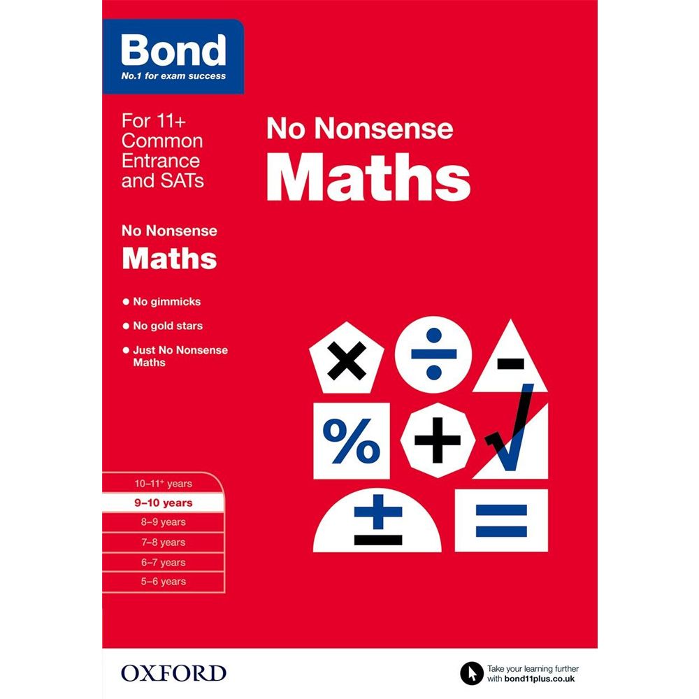 Oxford Books - New Bond No Nonsense Maths (9-10)