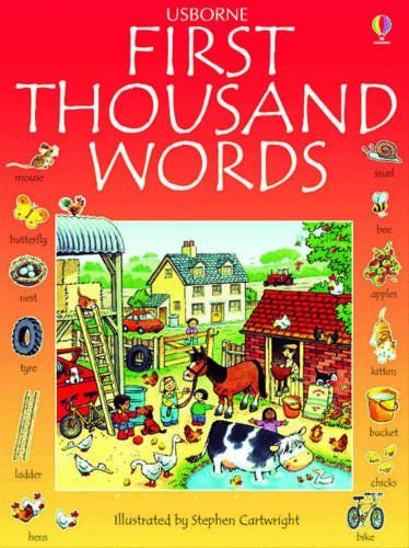 Usborne Books - First Thousand Words in English - Heather Amery