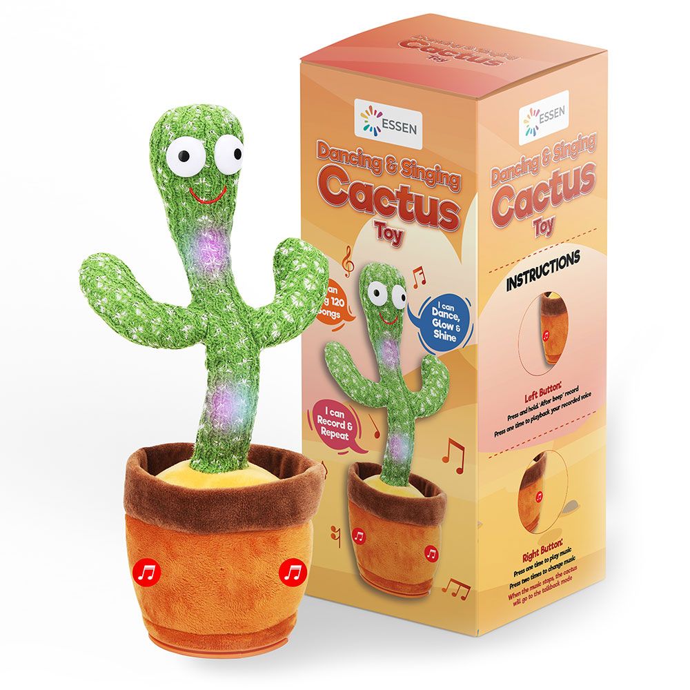 Essen - Dancing, Singing And Talking Cactus Plush Toy - 32cm