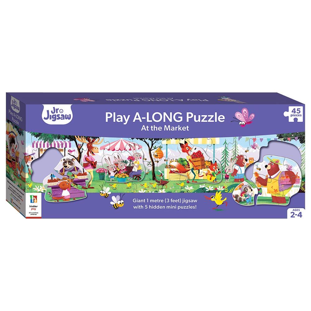 Play A-Long Puzzle At The Market Book