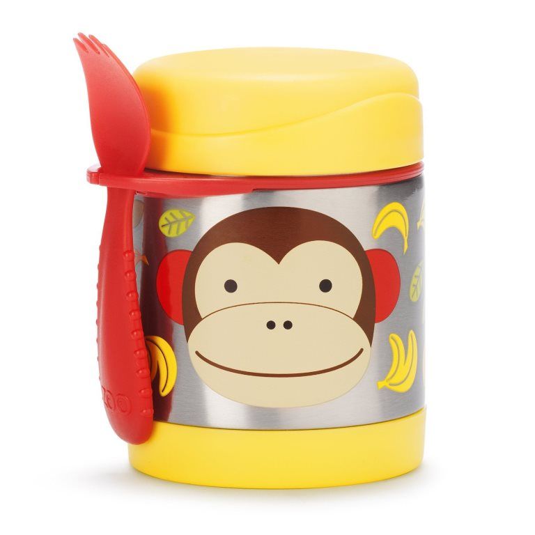 SkipHop - Zoo Food Jar 325ml - Monkey