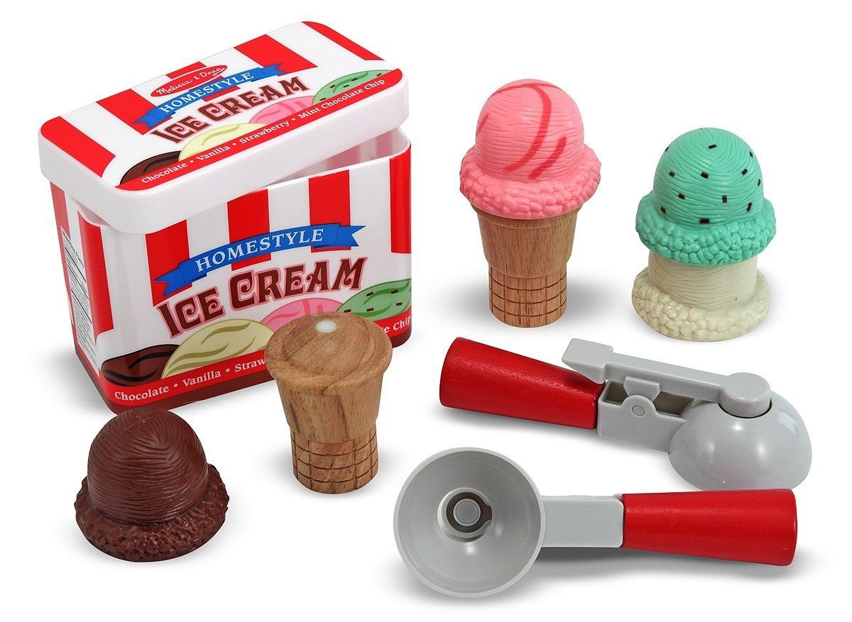 Melissa & Doug - Scoop & Stack Ice Cream Cone Play Set