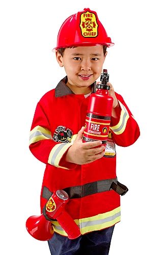 Melissa & Doug - Fire Chief Role Play Costume - Set