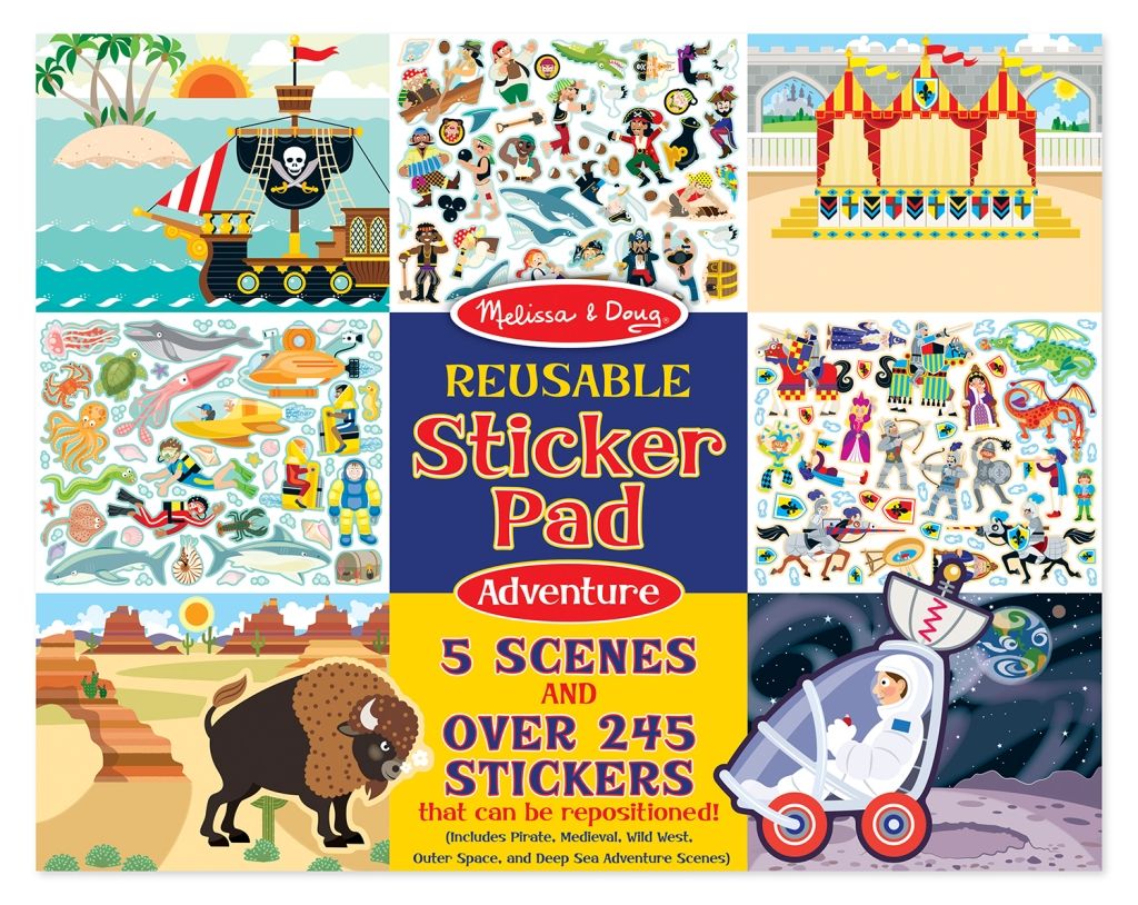 Melissa & Doug Re-usable Sticker Adventure Pad