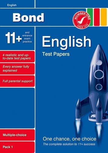 Oxford Books - Bond 11+ Test Papers English Multiple Choice Pack 2