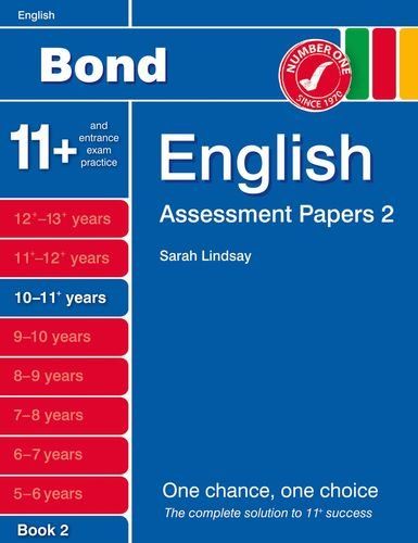 Oxford Books - Bond English Assessment Papers - Book 2 (10-11)