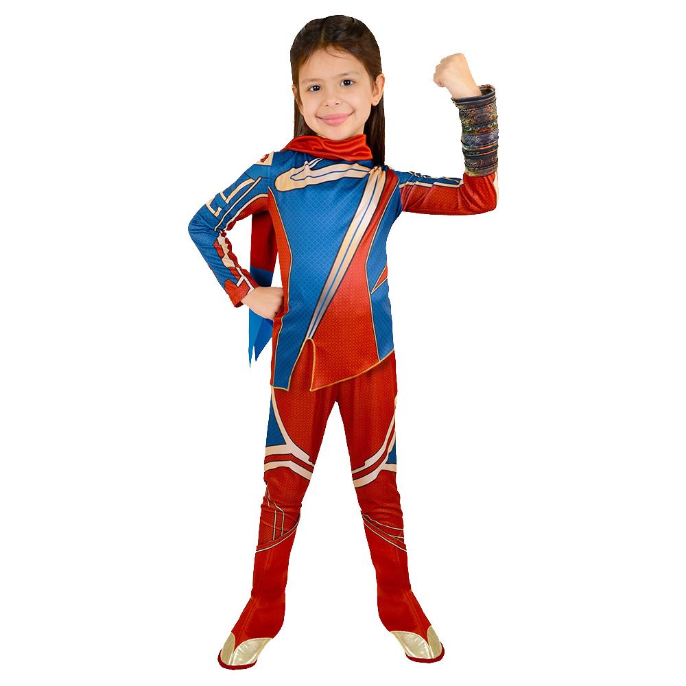 Party Centre - Ms. Marvel Deluxe Superhero Child Costume