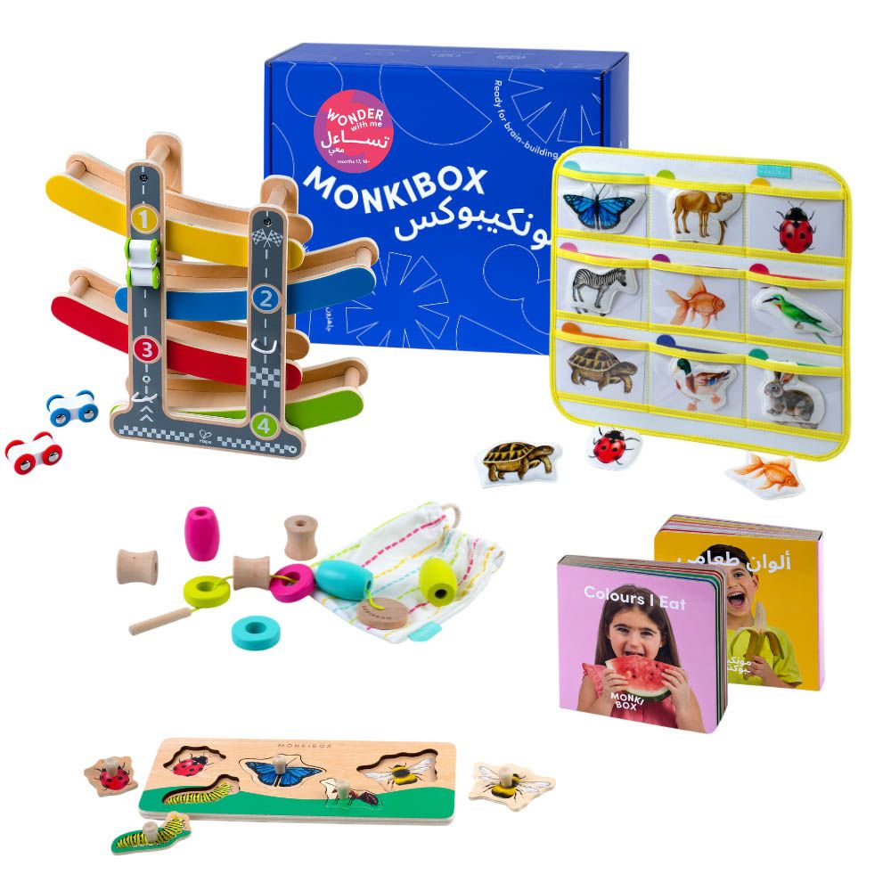 MonkiBox - Kids Montessori PlayBox - Wonder With Me (17-18+ Months)