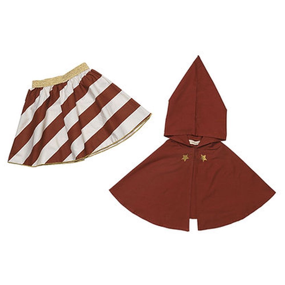 Fabelab - Dress-Up Christmas Elf Set - Brown - 2pcs