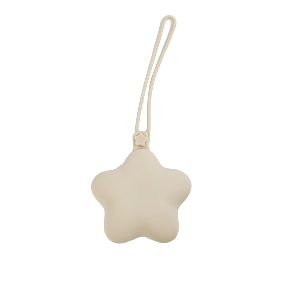 Mommy's Charms - Personalized Silicone Pacifier Case - Beige