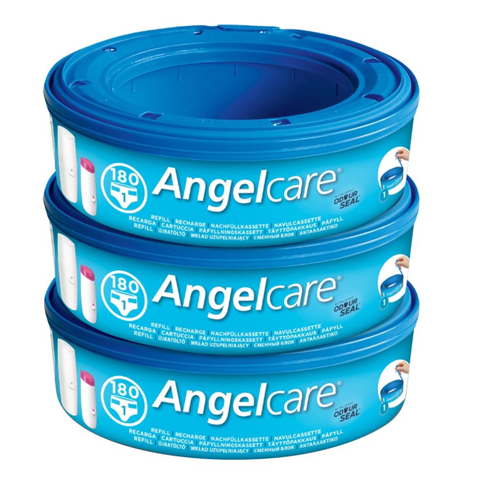 Angelcare - Nappy Disposal System - Refill Cassettes - Pack of 3