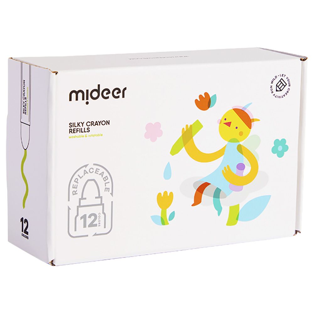 Mideer - Rotary Crayon Refills - 12pcs