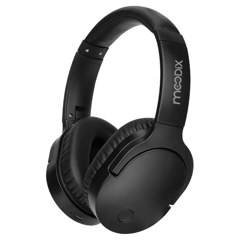 Moodix - Bluetooth On-Ear Headphones - Black