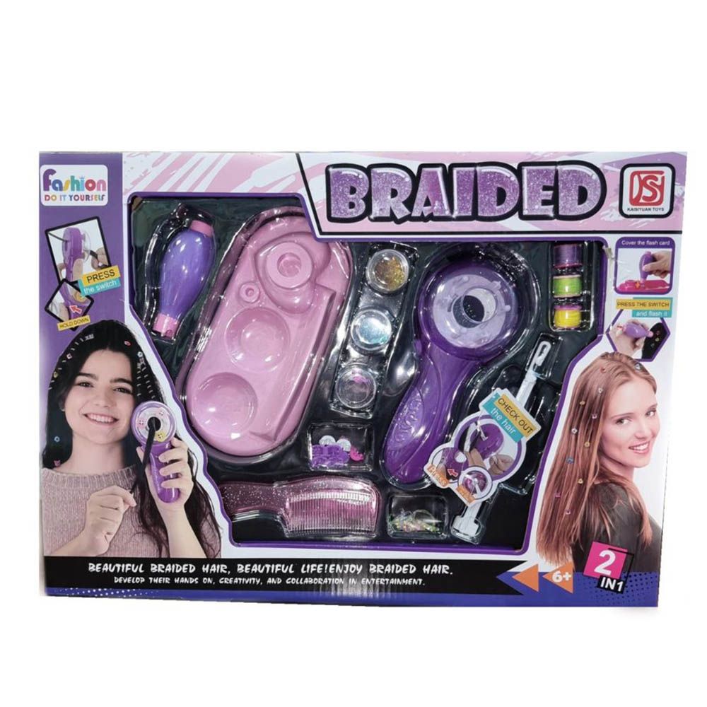 Jawda - 2-In-1 DIY Braided Hair - 24 Pcs