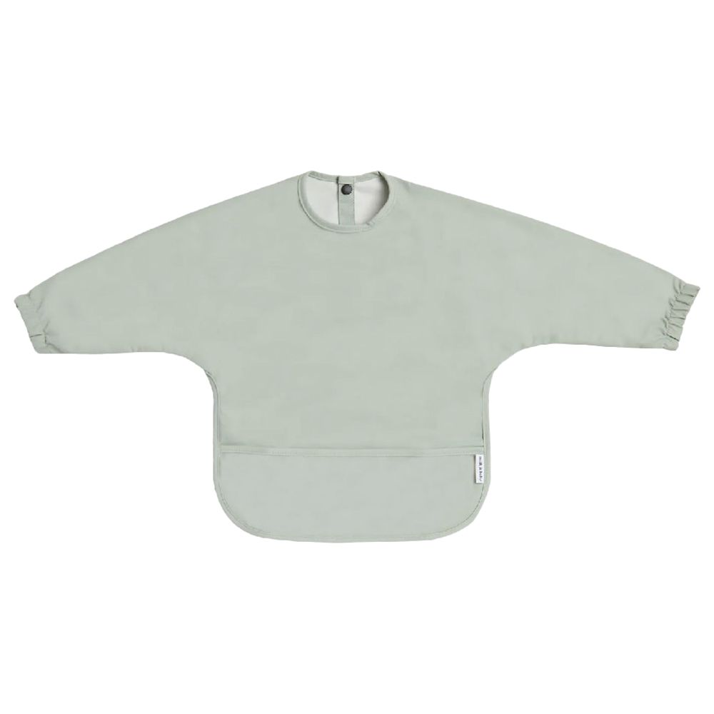 Milk It Baby - Sleeved Bib - Seafoam Green