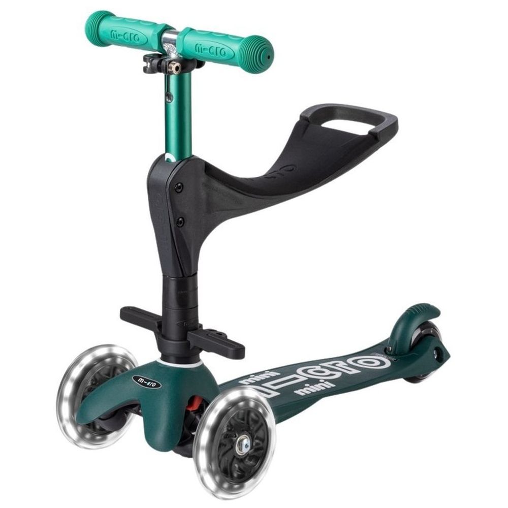 Micro - Mini 3-in-1 Deluxe Eco LED Scooter - Green