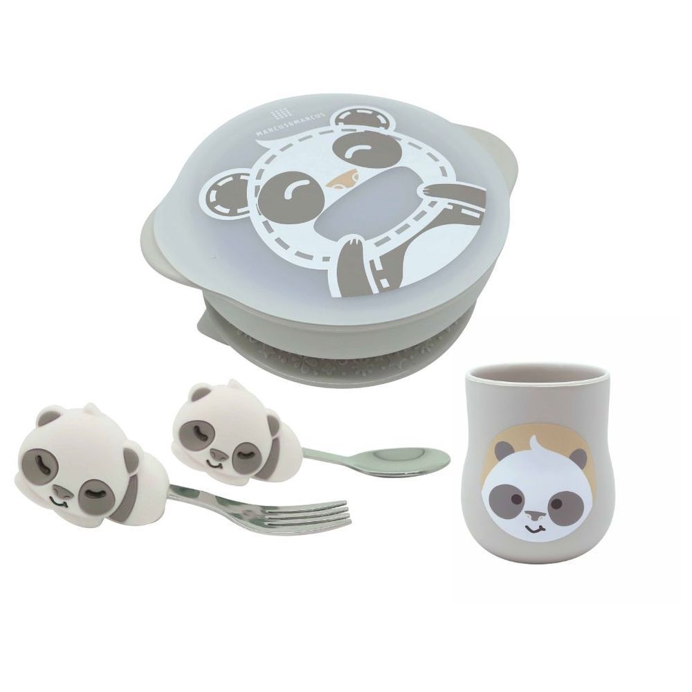 Marcus & Marcus - Toddler Self Feeding Training Set - Pebble