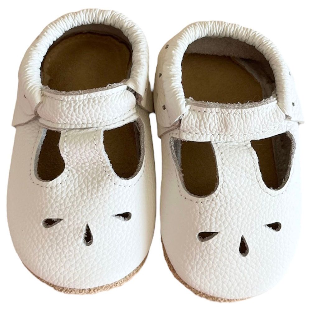 Mon.Amelissa - Baby Leather Shoes - White