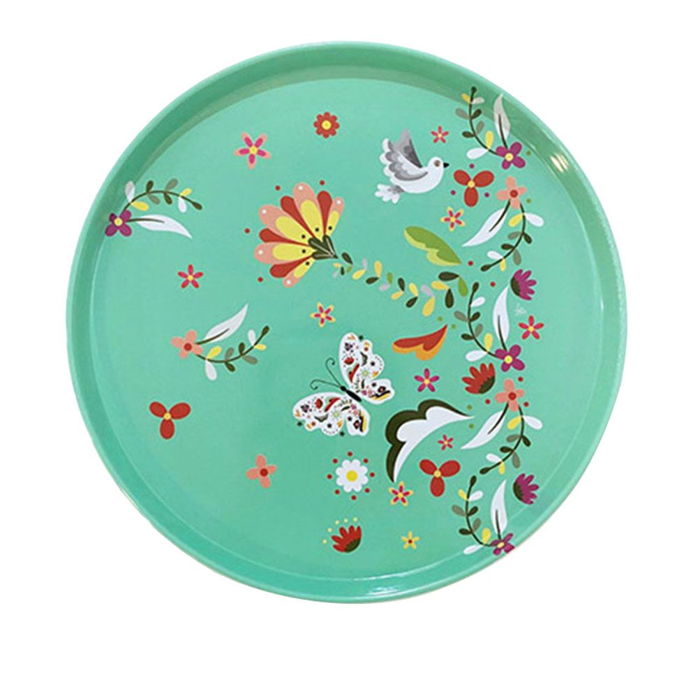 Aiida - Metal Tray - Turquiose - 30 cm