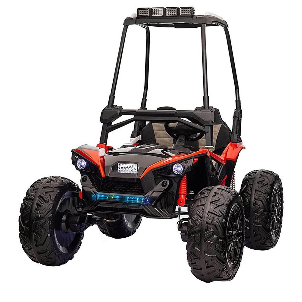 Myts - Remote Control Racer Golf Buggy UTV With LED Light - Red