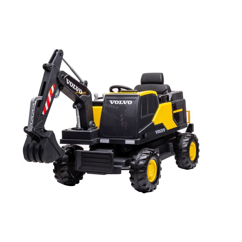 Myts - Mini Volvo Electric Wheeled Ride-On Excavator - Yellow - 12 V