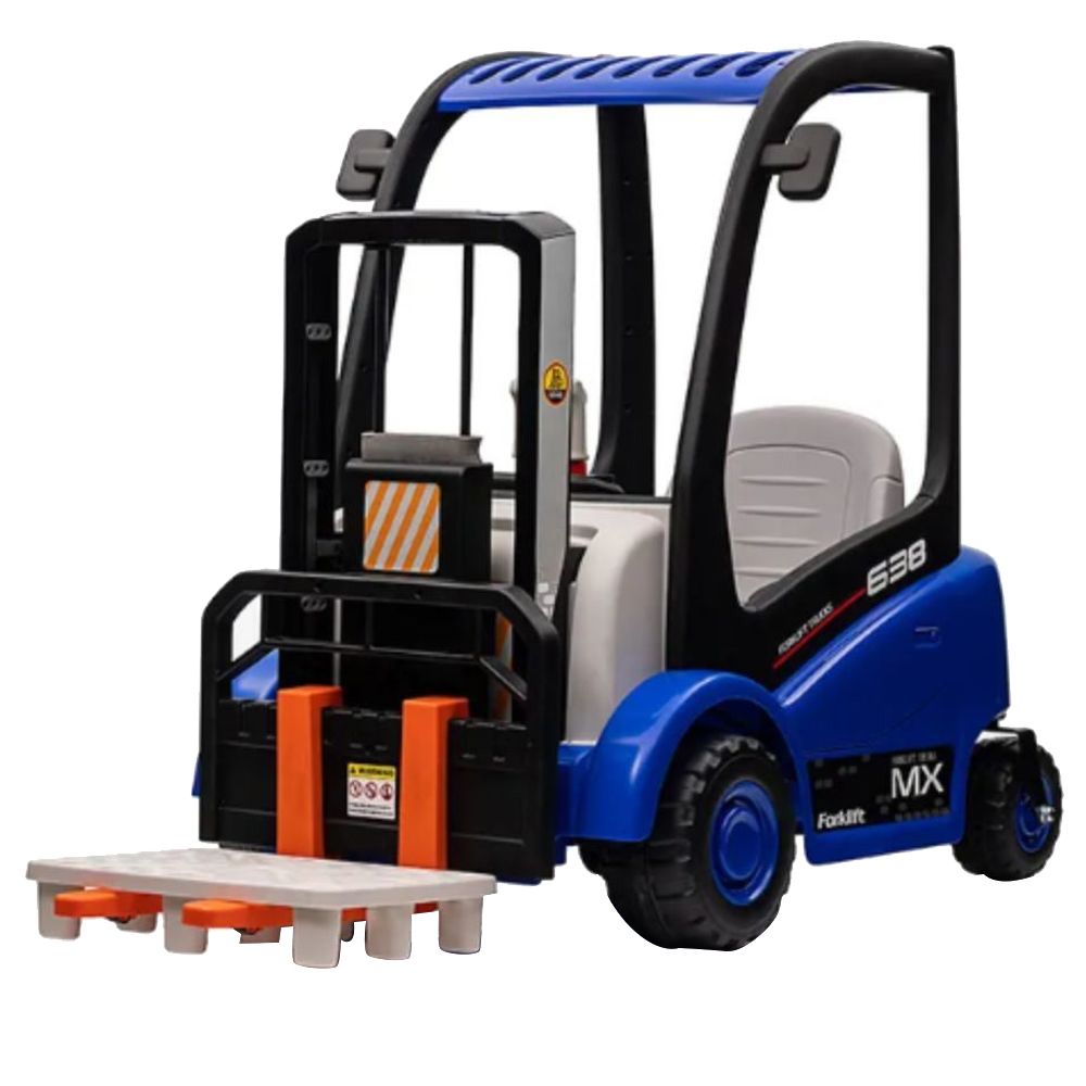 Myts - Forklift Truck With Pallet Boys Ride-On - Blue