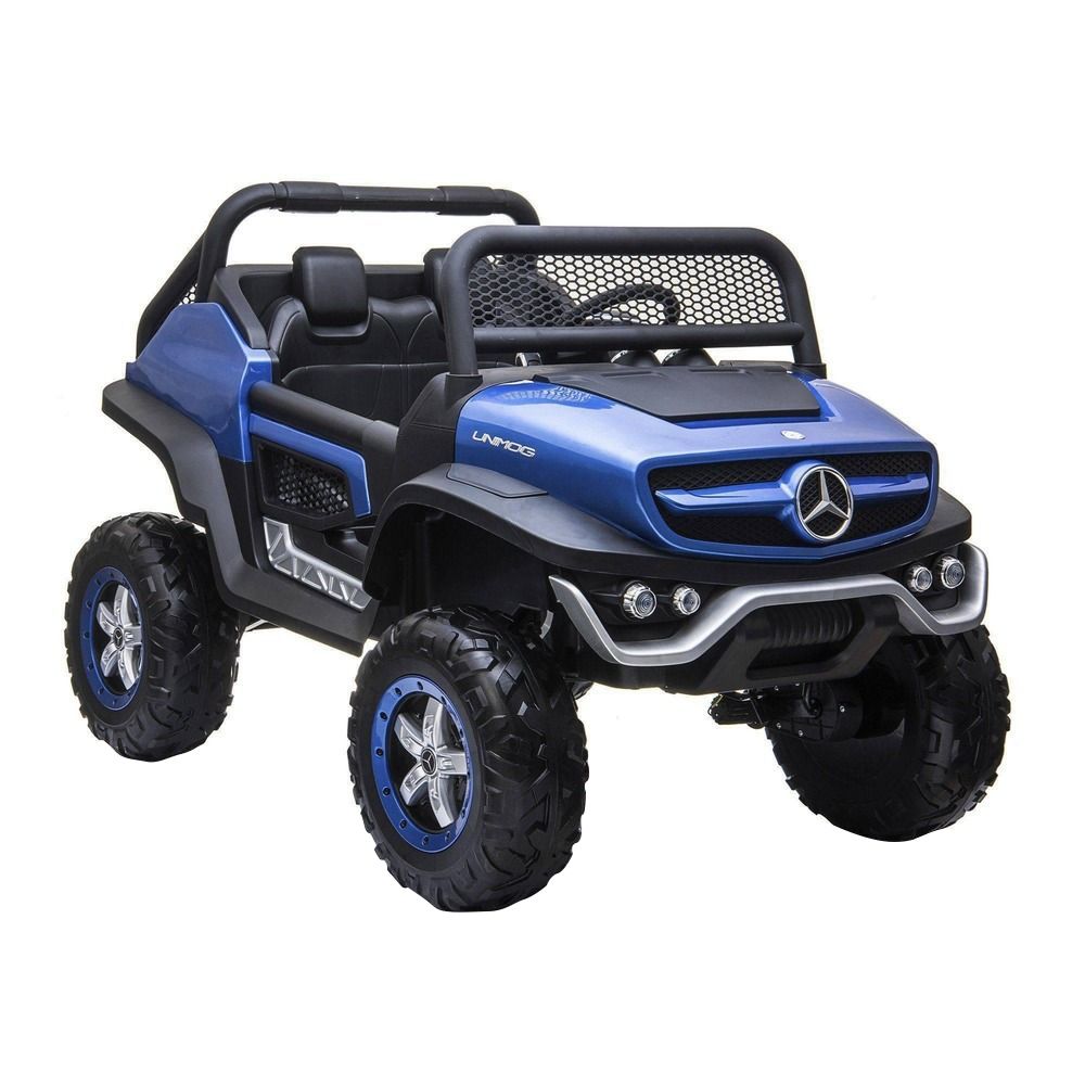 Myts - UTV Mercedes-Benz Unimog Ride-On Car - Blue - 12 V