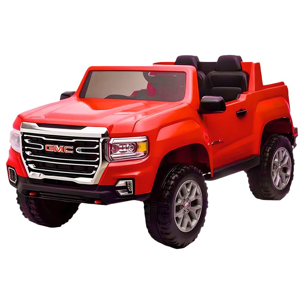 Myts - 12V GMC Licensed Rideon Canyon AT4 Truck - Red