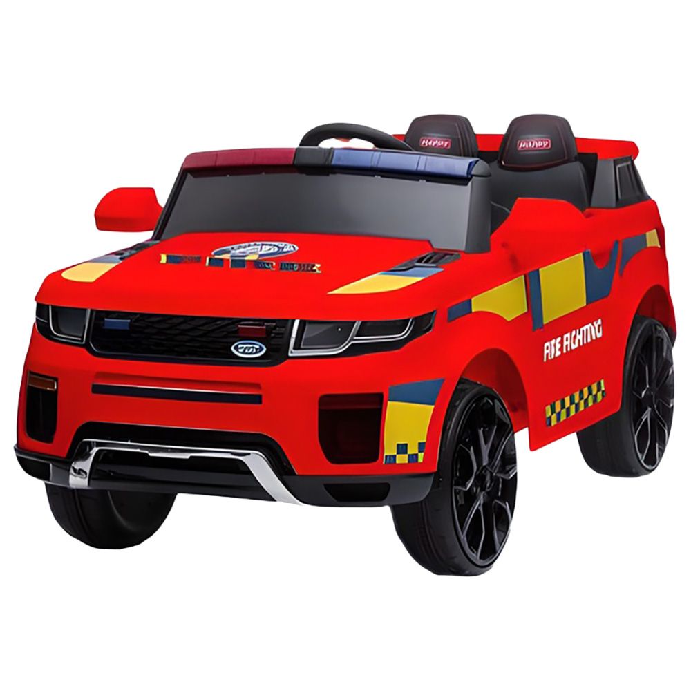 Myts - Electric Police Jeep For Kids - Red