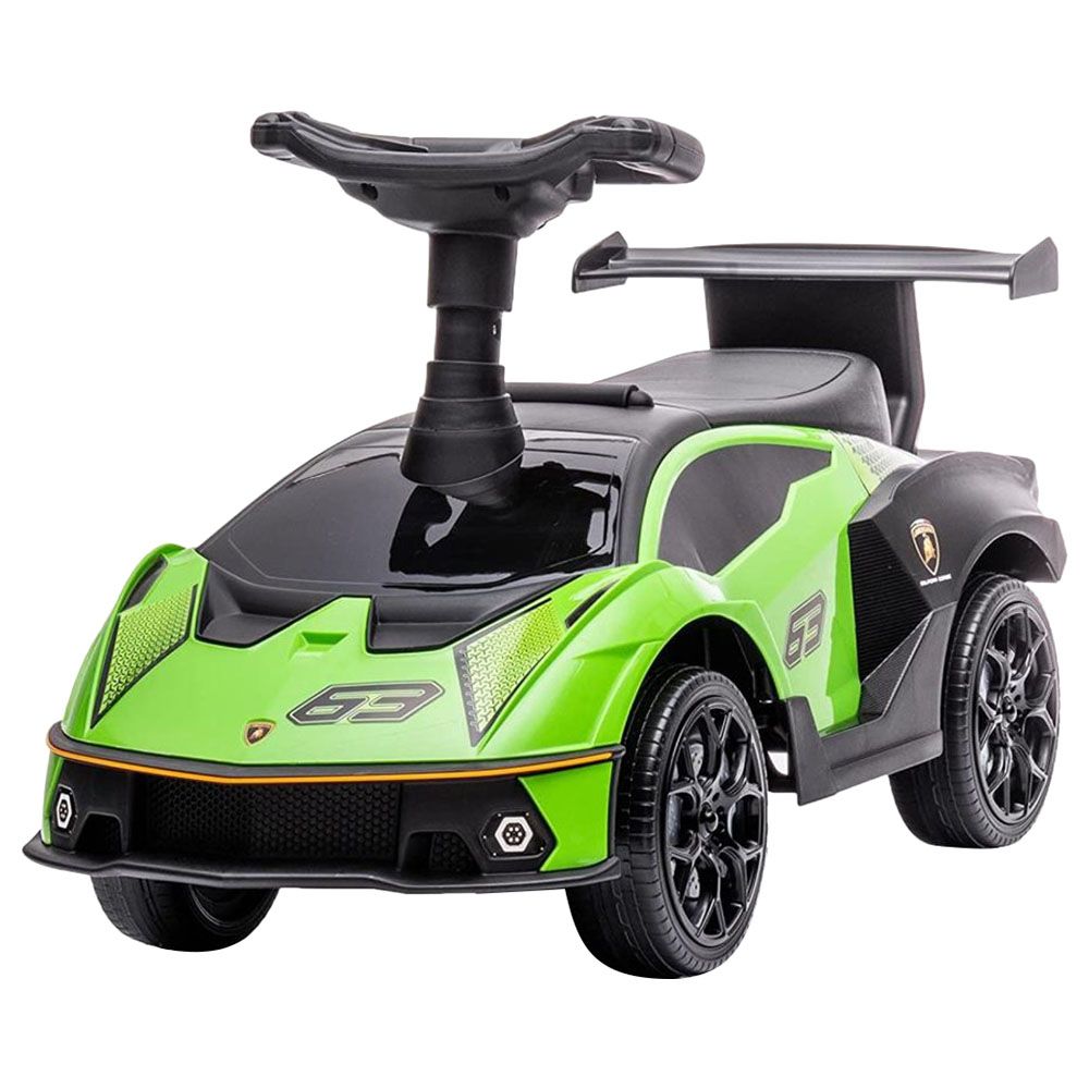 Myts - 2-In-1 Lamborghini Kids Push Along Ride On - Green