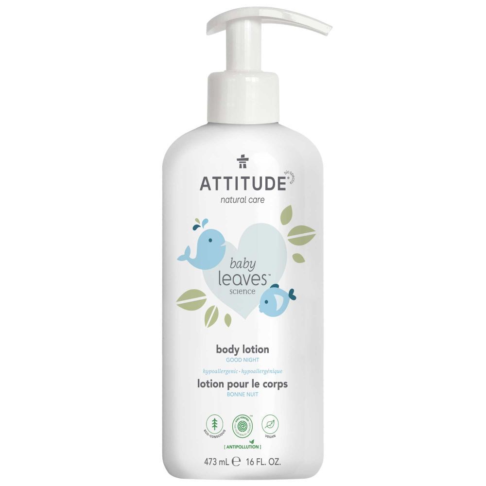 Attitude - Baby Leaves Body Lotion Night Almond Milk 473ml