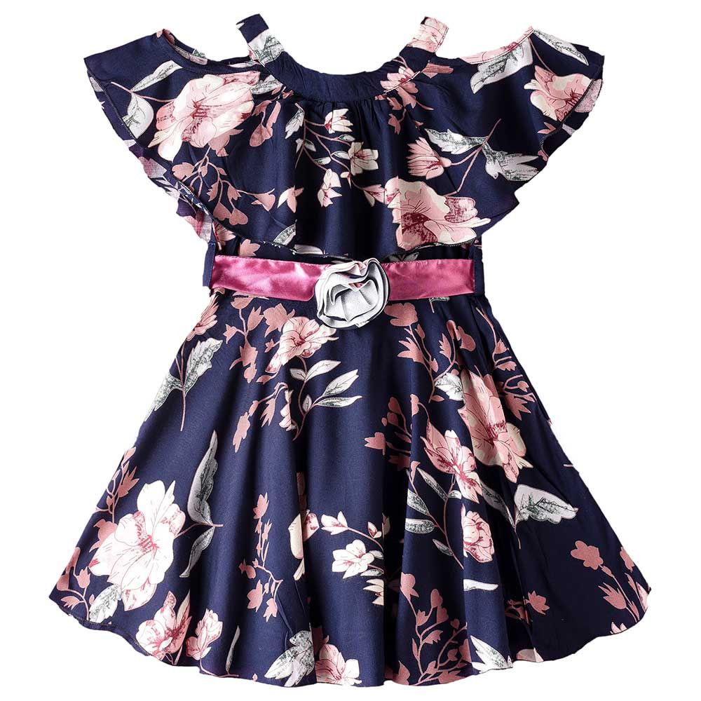 Jelliene - Twirling Blooms Girl's Floral Dress