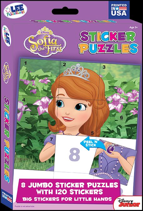 Disney Sofia The First Sticker Puzzles