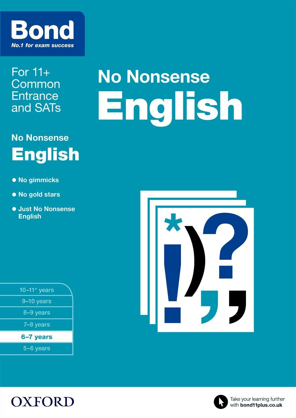 Bond No Nonsense English 6-7 Years