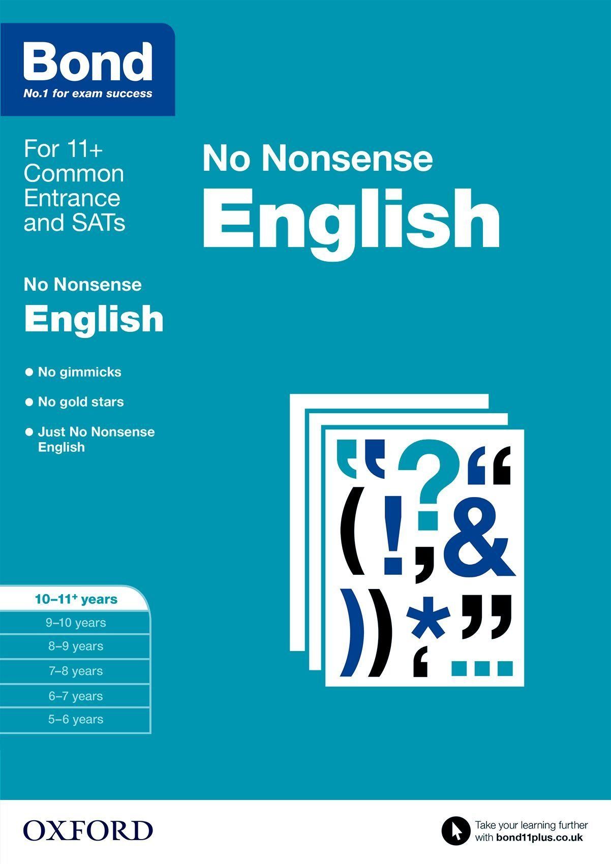 Bond No Nonsense English 10-11 Years