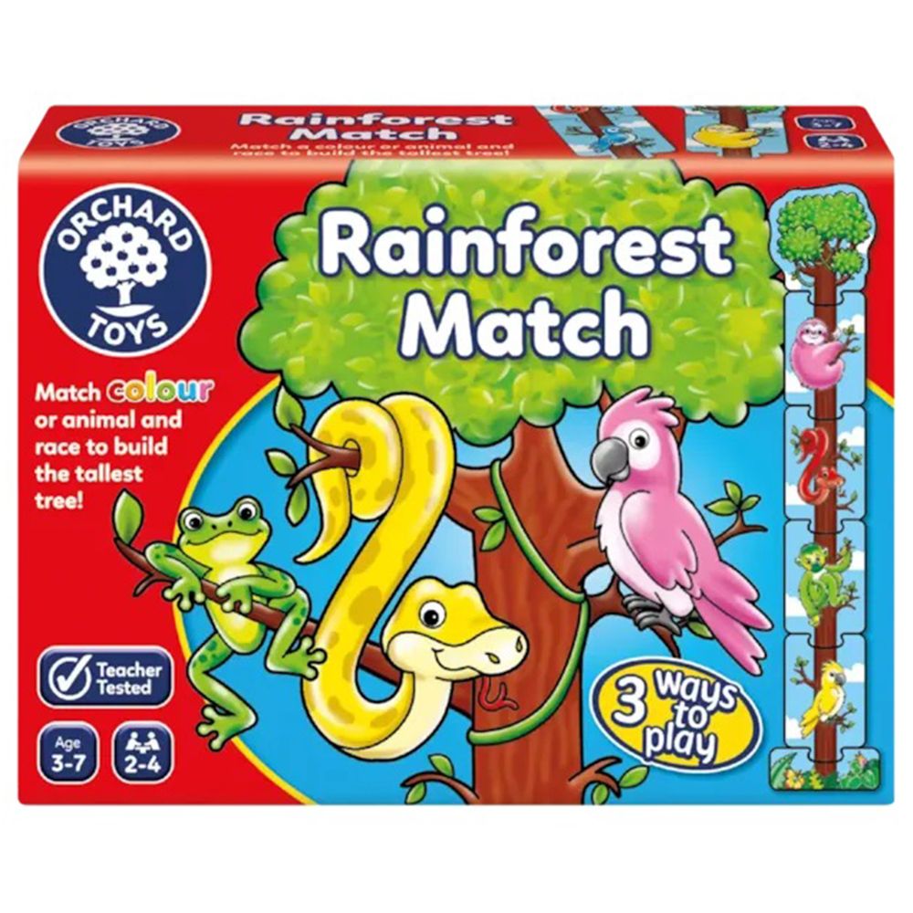 Orchard Toys - Rainforest Match Learning Card Game