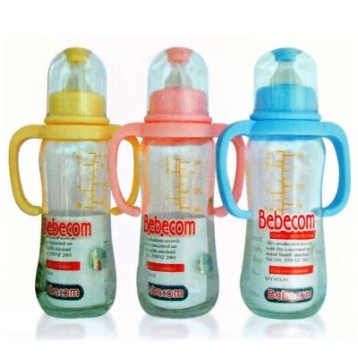 Bebecom Standard PC 300ml Bottle with Handle - Assorted Colours