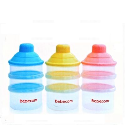 Bebecom Three Layers Milk Powder Case - Assorted Colours