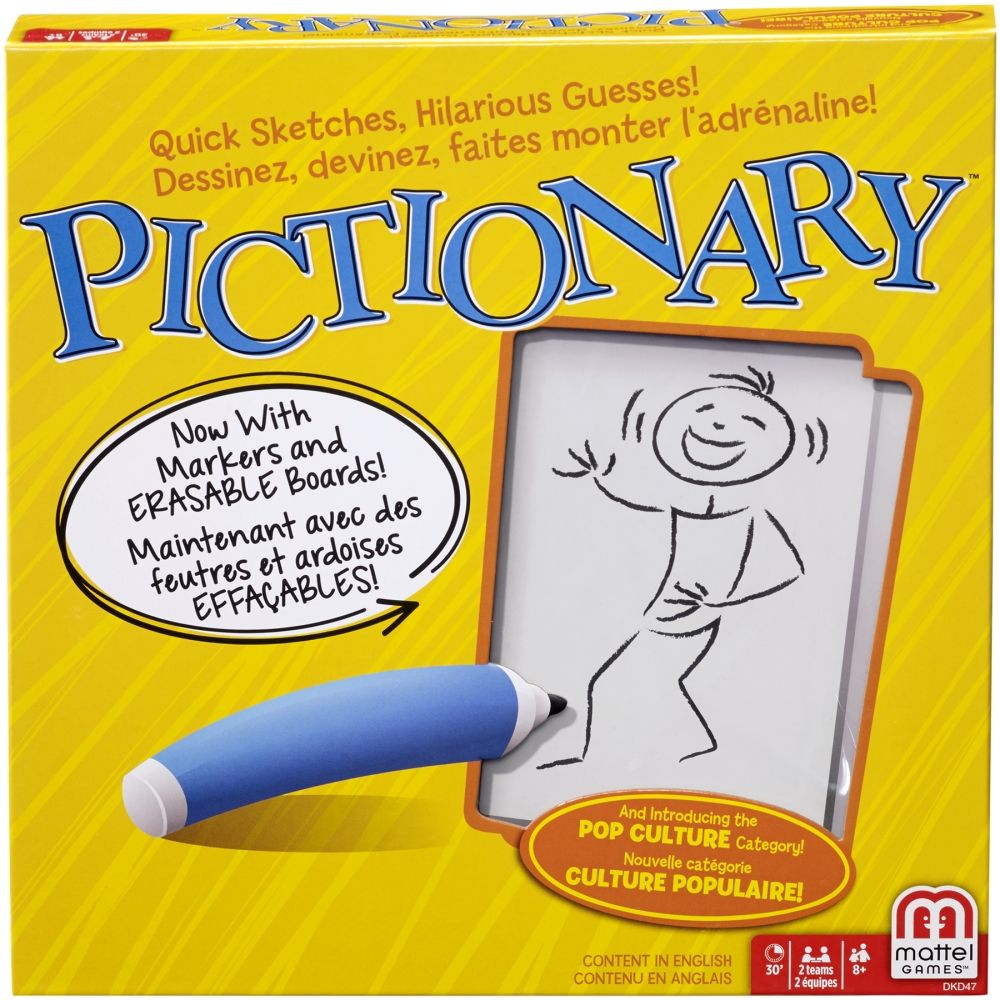 Mattel Games - Pictionary Board Game Ref.