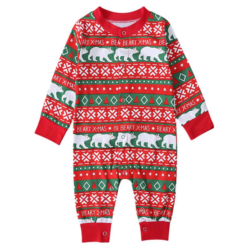 Sugar Rush - Christmas Beary X-Mas Romper - Red