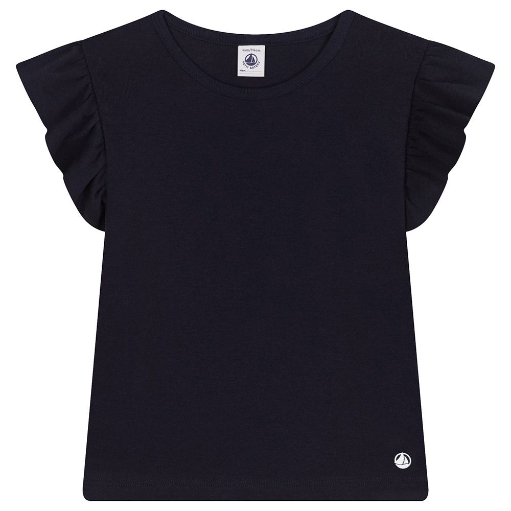 Petit Bateau - Girl's Cotton T-Shirt - Blue