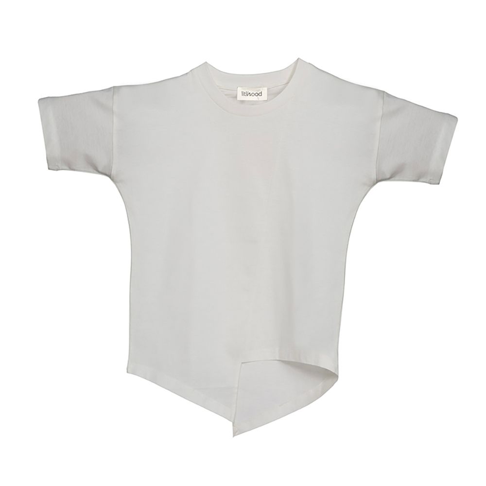 Litlhood - Zigzag Boy's T-shirt - White