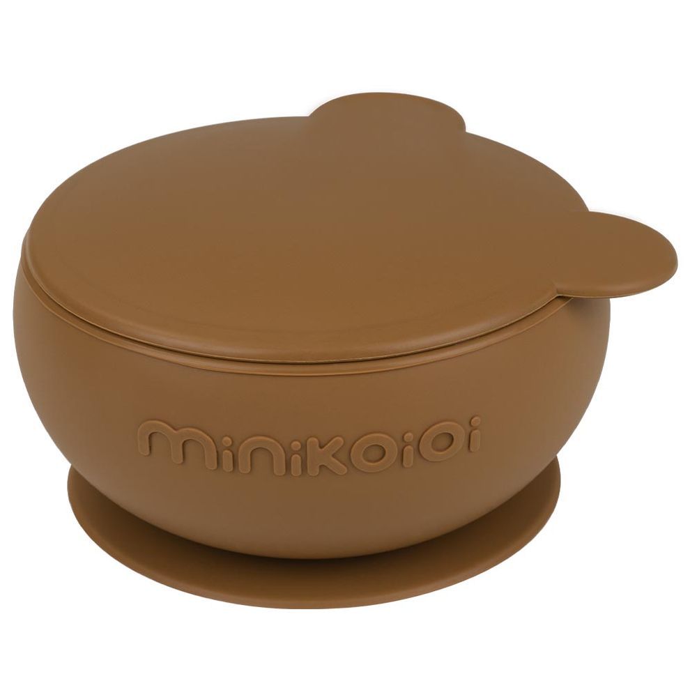 Minikoioi - Silicone Bowly - Woody Brown